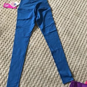 Brand new blue full leggings with tags